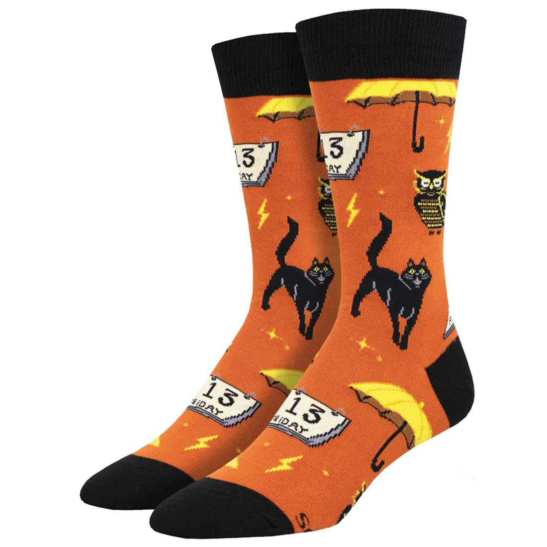 Feeling Superstitious Men's Halloween Socks