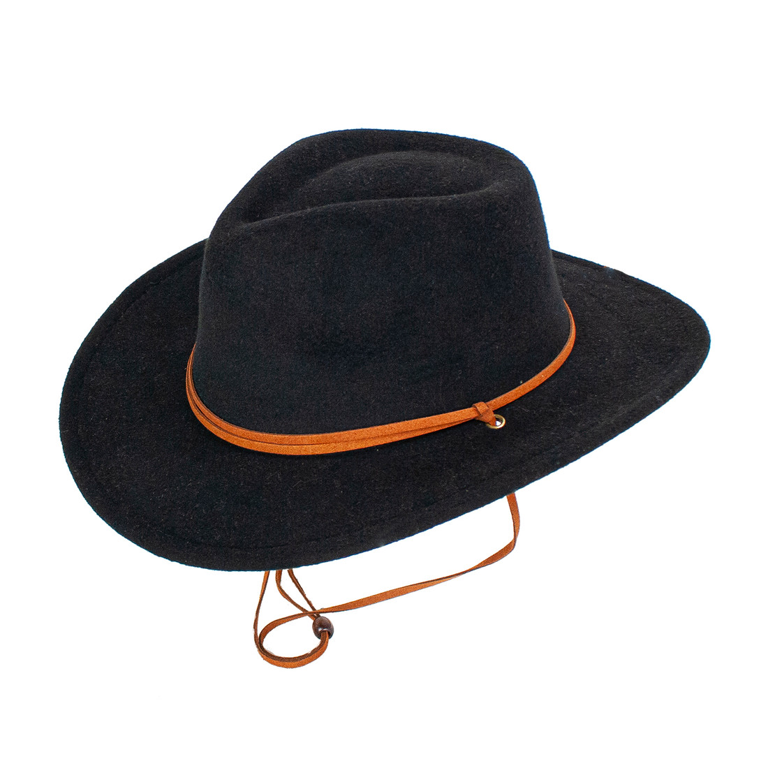 Peter Grimms black Masi felt hat. 