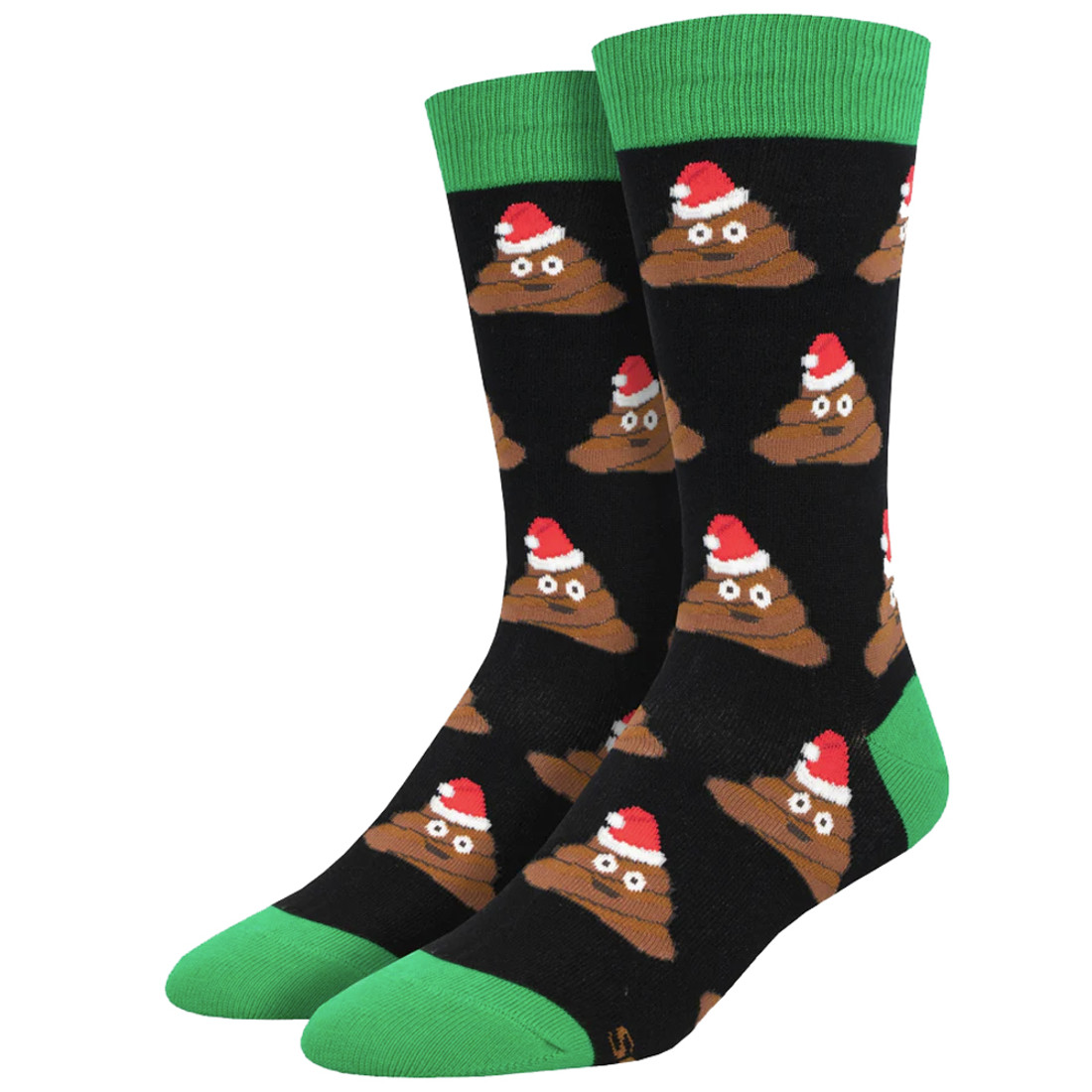 Christmas Jolly Poo Men's Socks