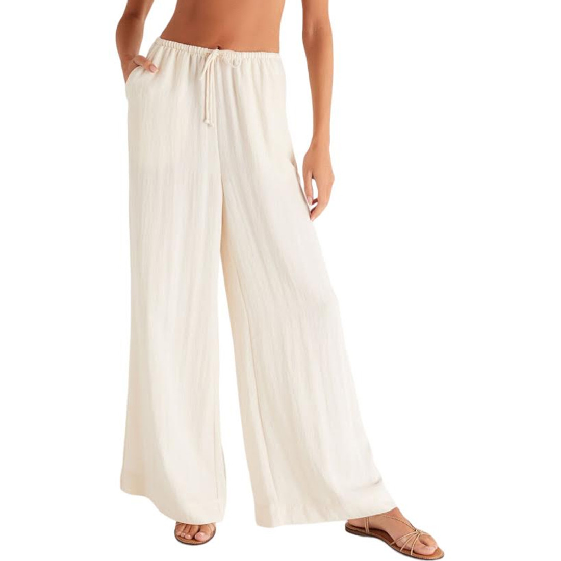 Z Supply Adobe White Seashore Pants