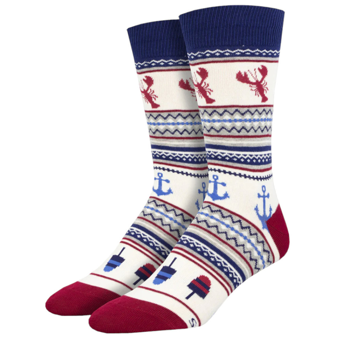 Socksmith Lobster Fair Isle Men's Socks