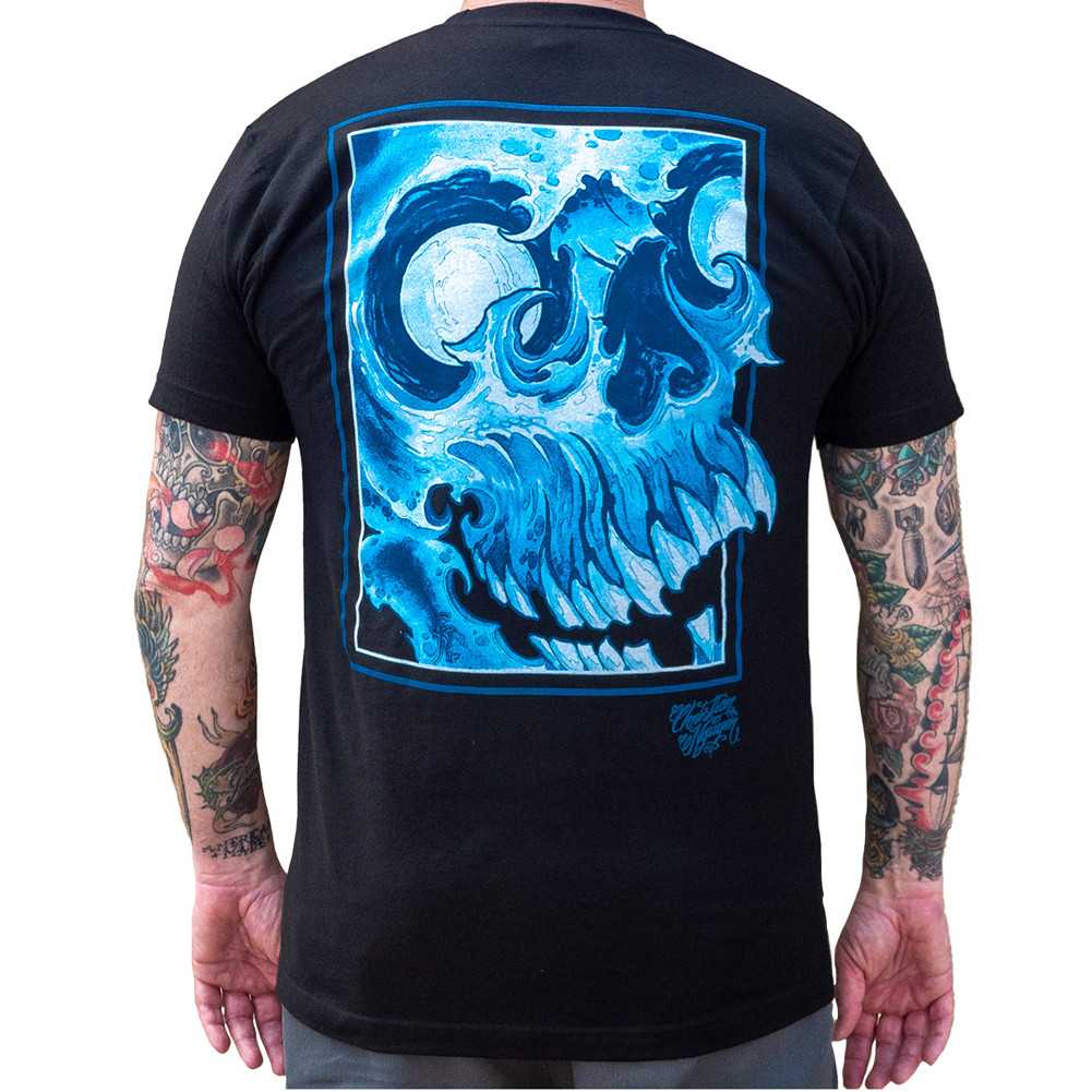 NGUYEN SKULL MEN'S TEE SHIRT | PURPLE LEOPARD BOUTIQUE