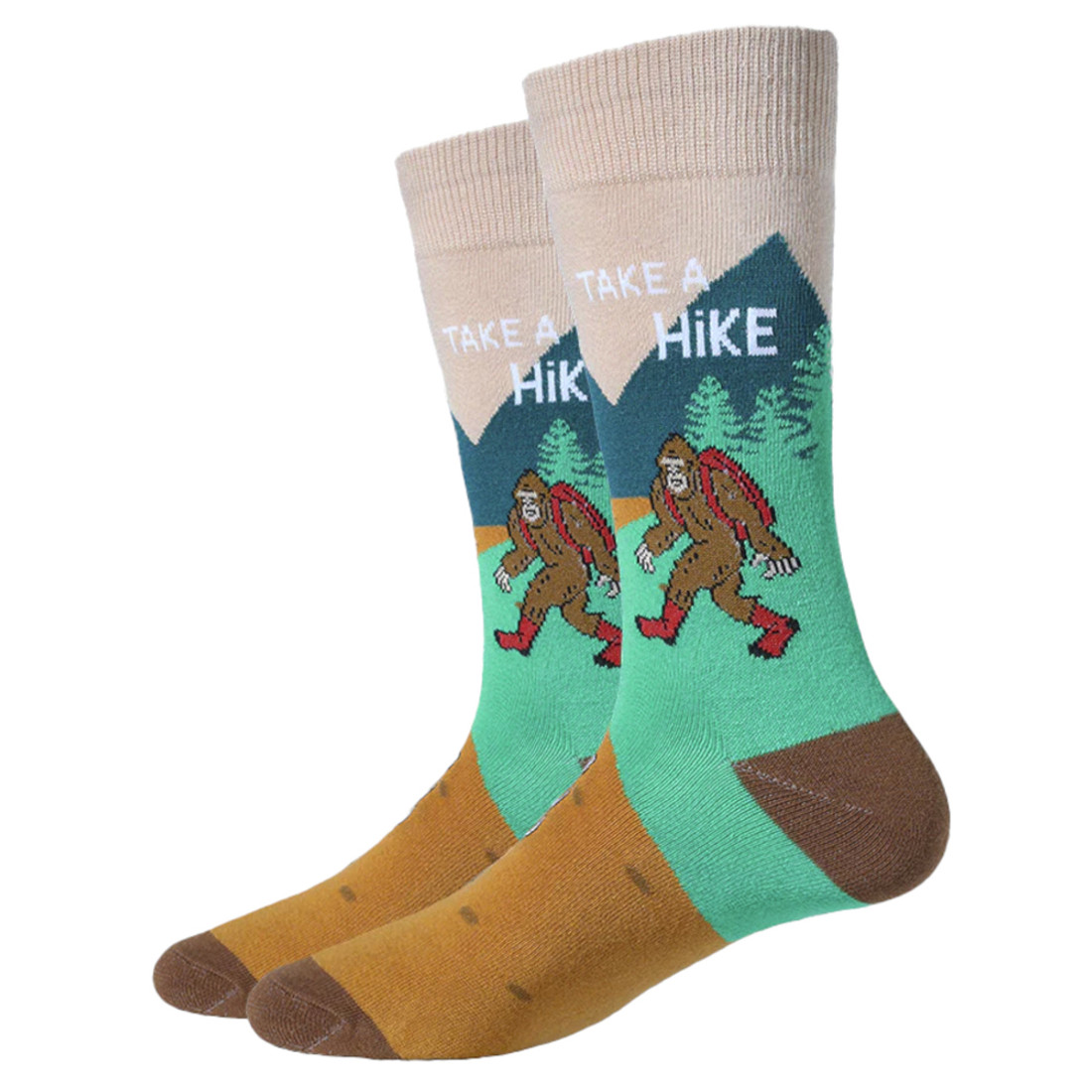Take A Hike Bigfoot Men's Socks