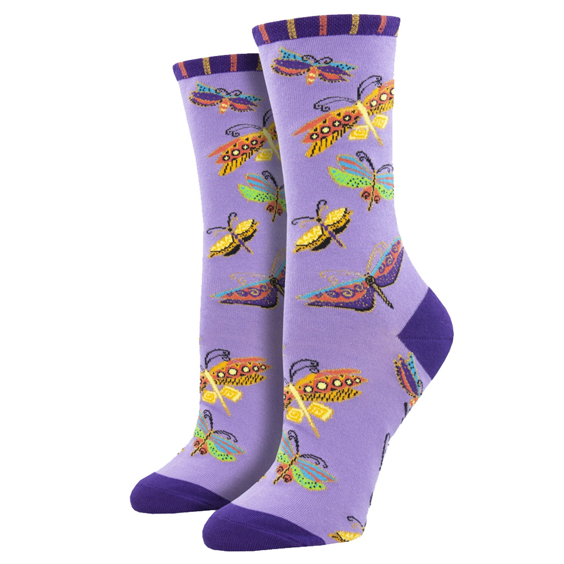 Laurel Burch Flutterbyes Women's Socks Laurel Burch Flutterbyes Women's Socks