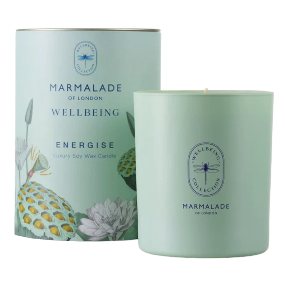 Marmalade of London Wellbeing Soy Glass Candle - Energise