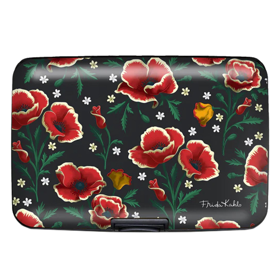 Frida Kahlo Poppies RFID Armored Wallet