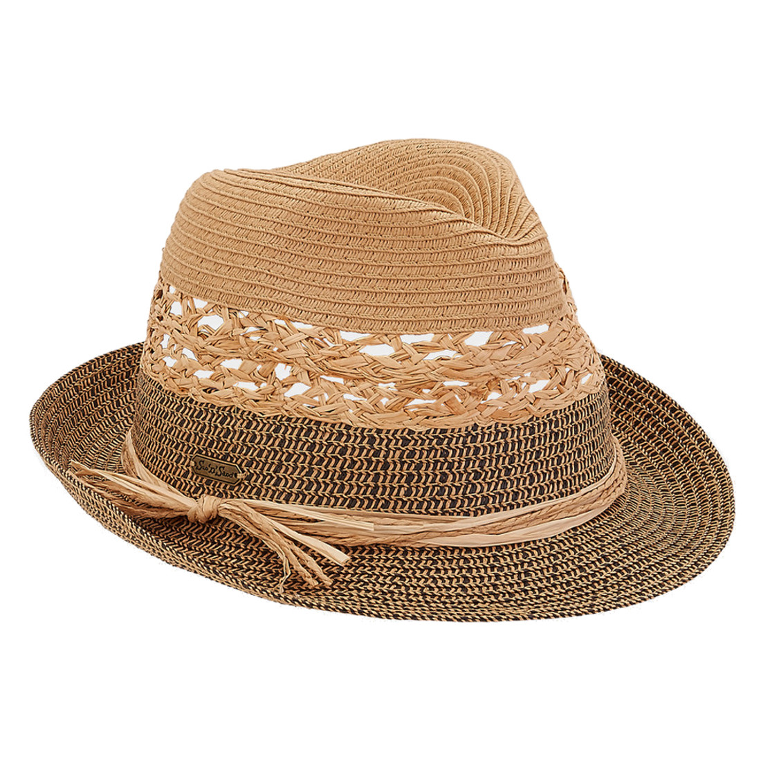 Sun 'N' Sand Paper Braid Fedora Hat