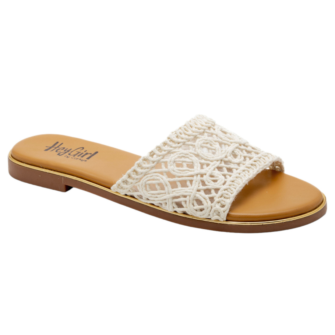 Corkys HEY BEACH Crochet Slip On Sandal