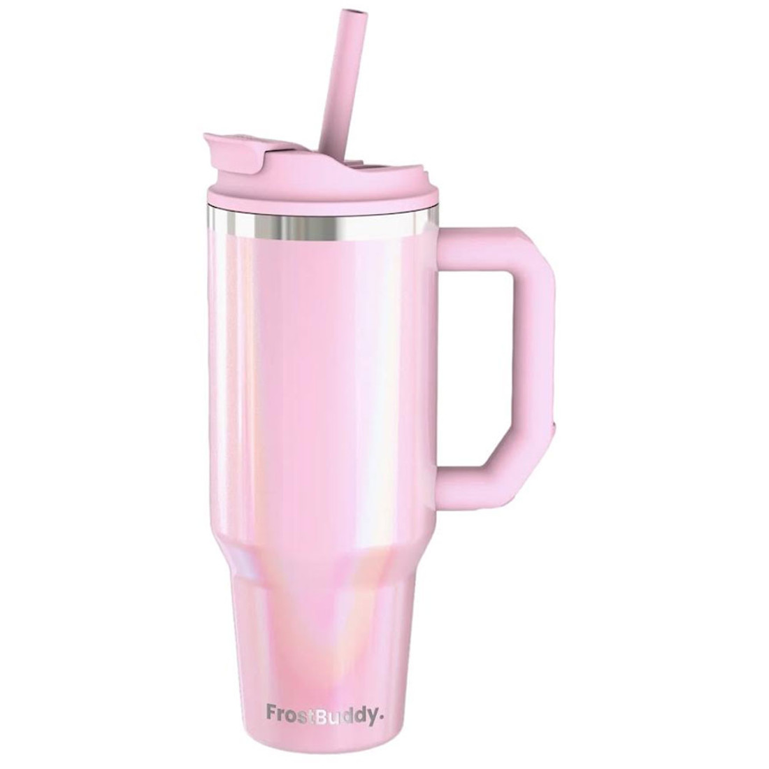 FrostBuddy 40oz Universal Buddy Insulated Mug - Pink Glitter