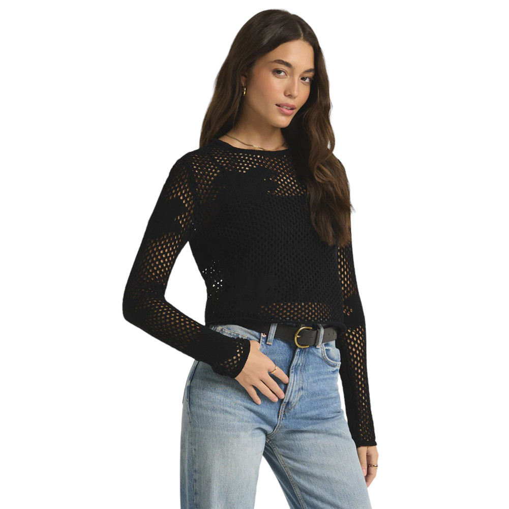 Z Supply Blossom Floral Sweater