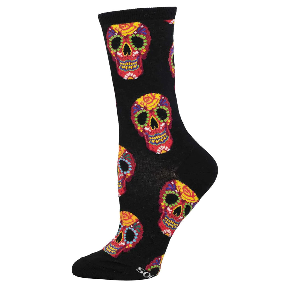 Socksmith Women's Socks - Day Of The Dead Sugar Skulls