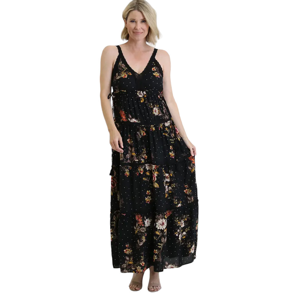 Nostalgia Clothing Floral Maxi Dress