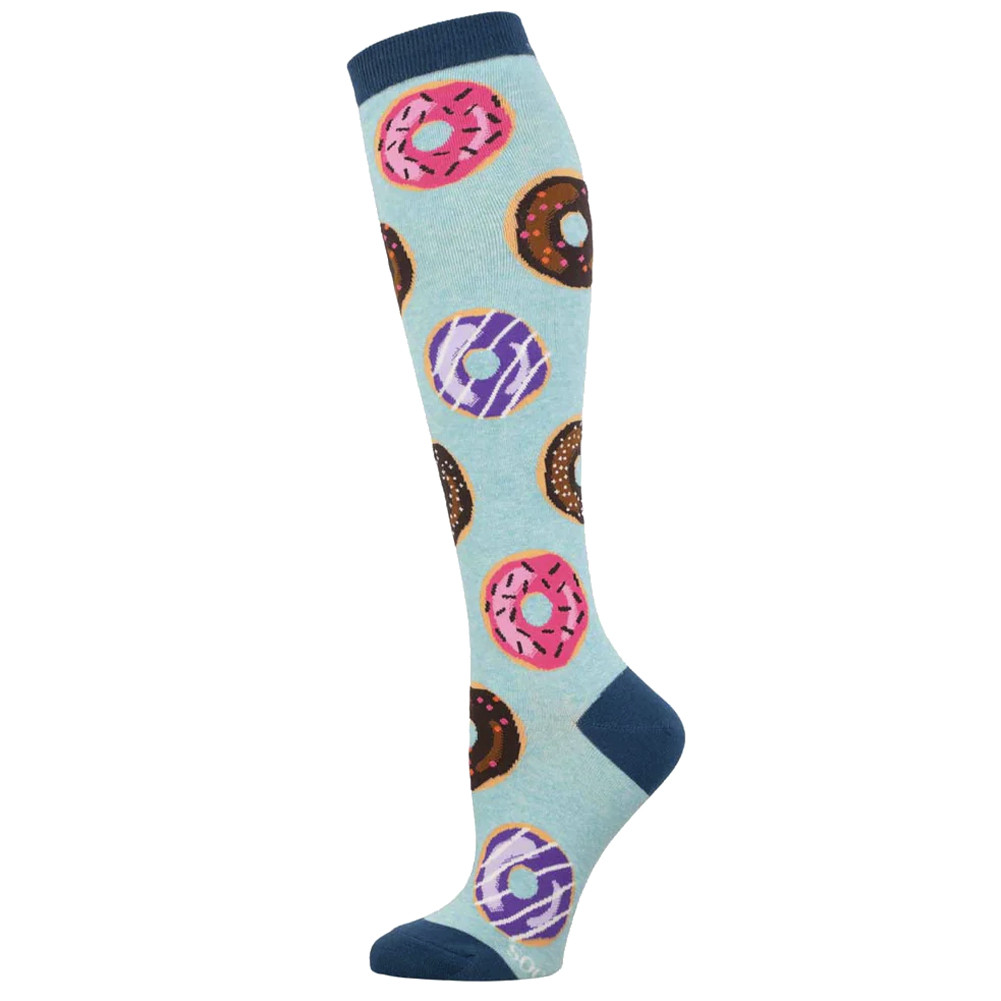 Socksmith Women's Knee High Socks - Go Nuts For Donuts