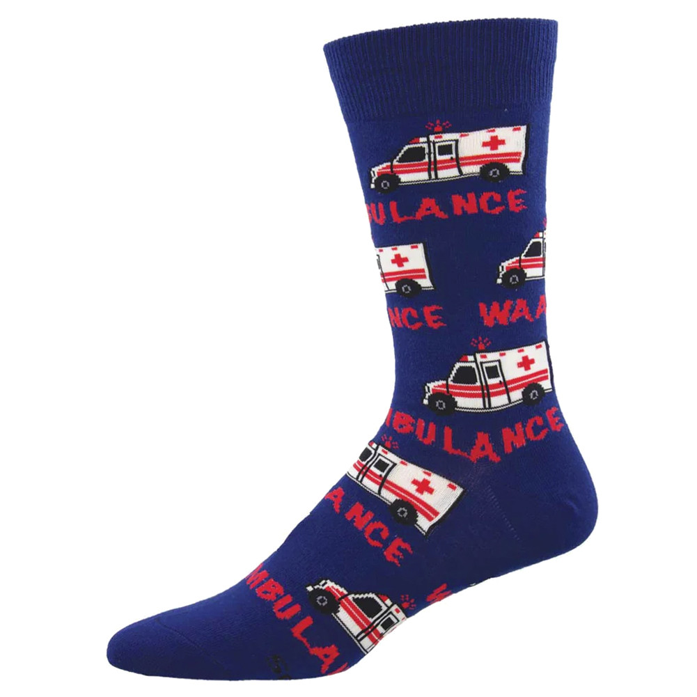 Socksmith Men's Socks - Ambulance Blue