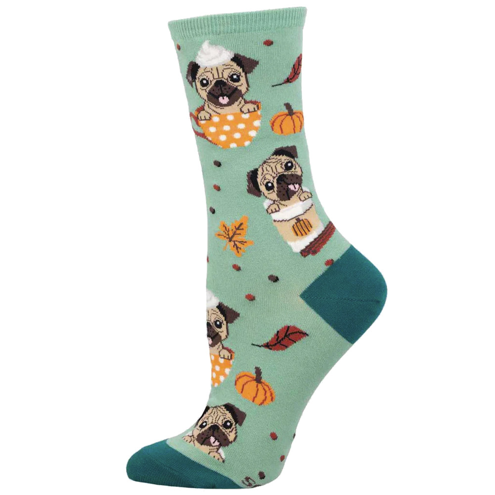 Socksmith Women's Socks - Pug Spice Latte