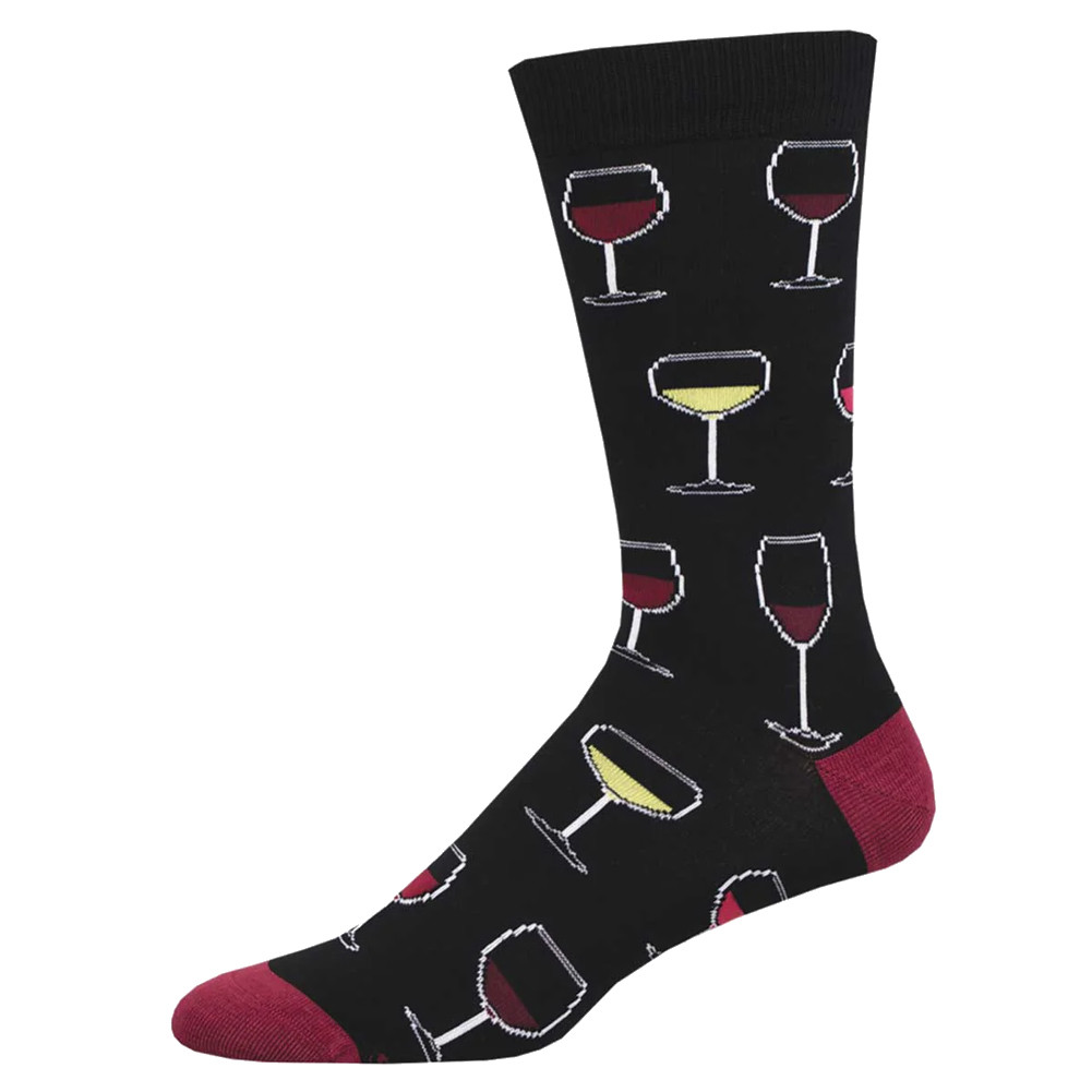 Socksmith Men's Bamboo Blend Socks - Sip Sip Hooray
