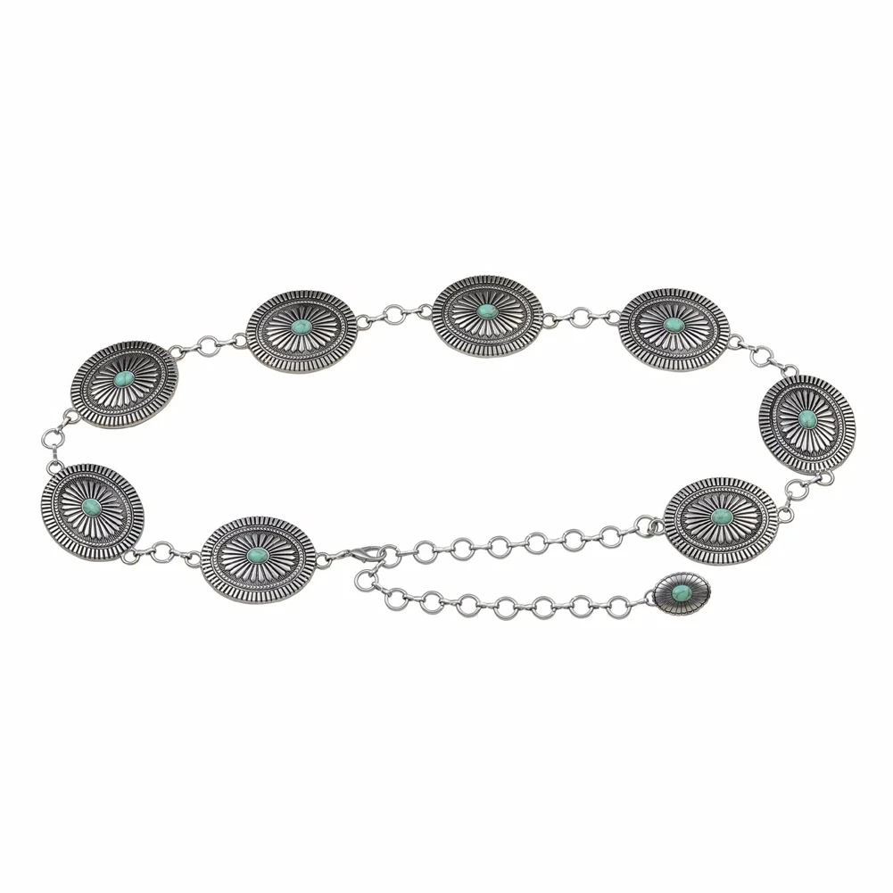 Most Wanted Concho Chain Belt