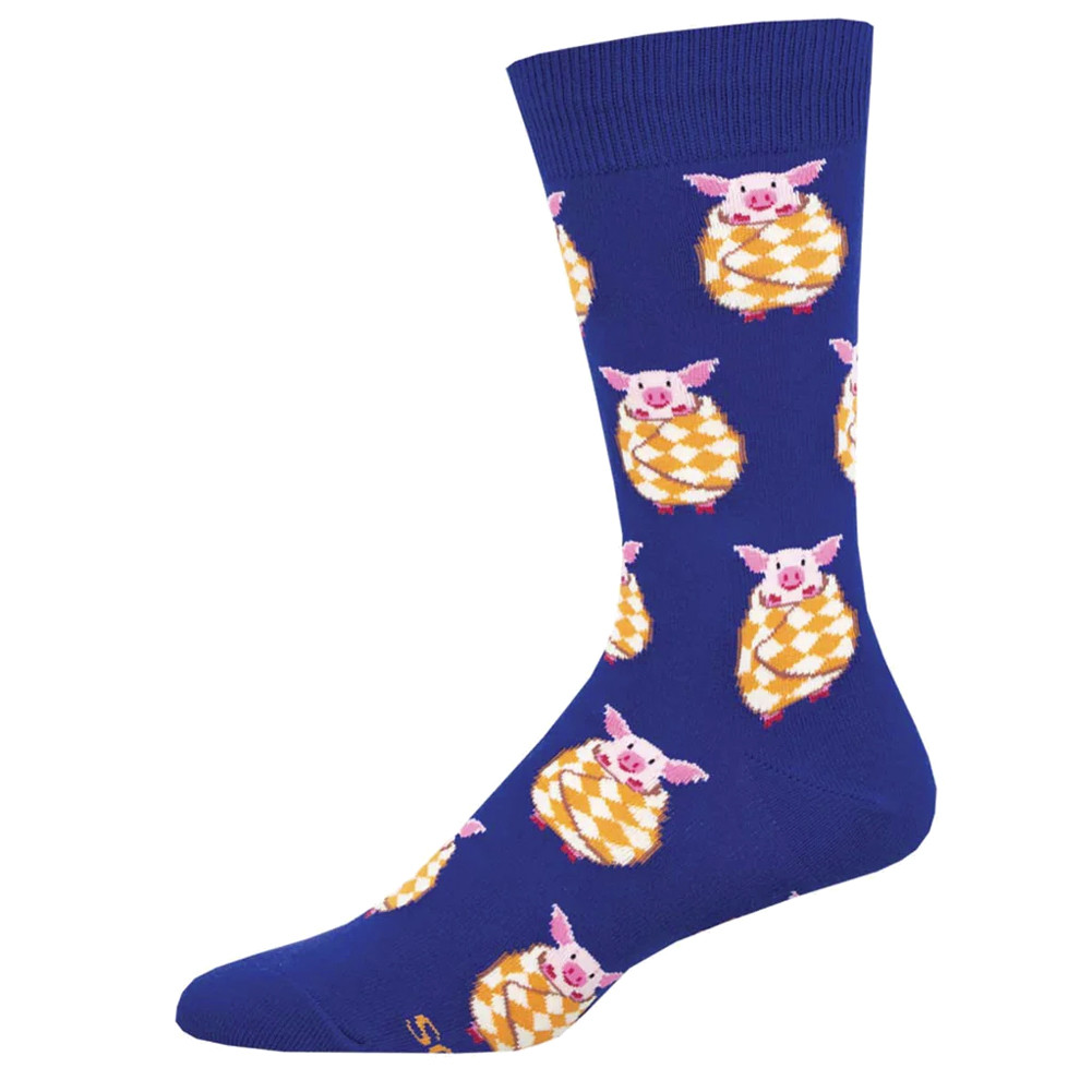 Socksmith Men's Crew Socks - Pigs In A Blanket