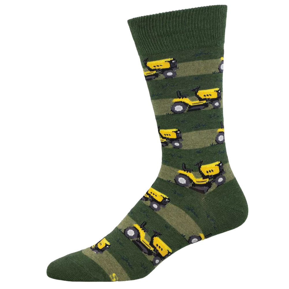 Socksmith Men's Crew Socks - Lawn Mower