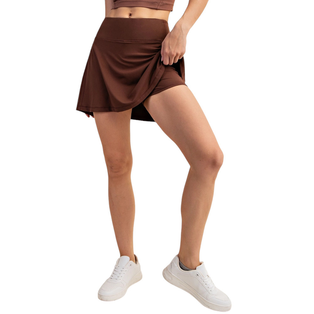 Rae Mode High Waist Back Pleat Skort