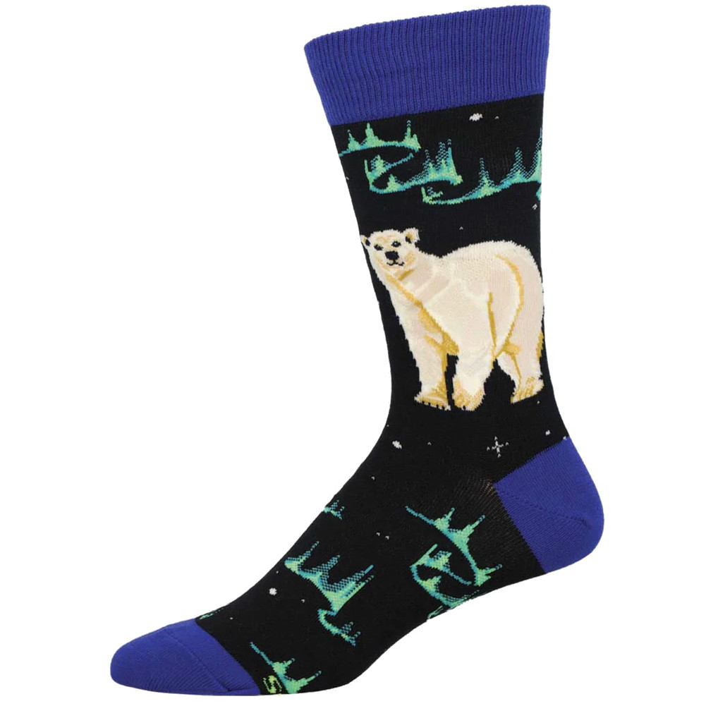 Socksmith Men's Crew Socks - Polar Bear