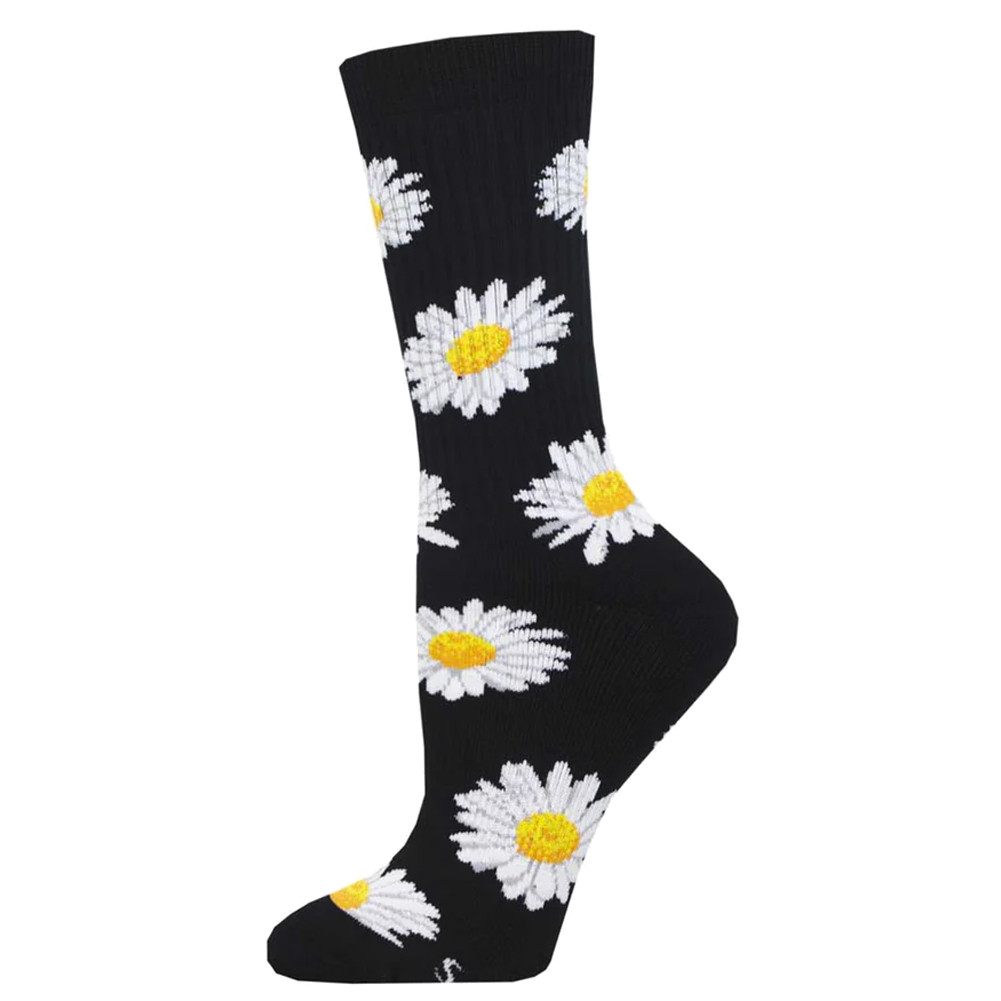 Socksmith Women's Athletic Crew Sock - Retro Daisy