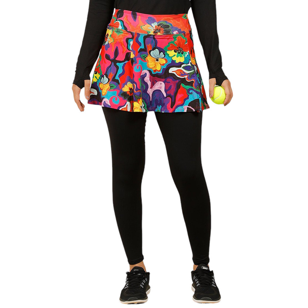 Dona Jo Love Skirted Legging - Amaryllis 