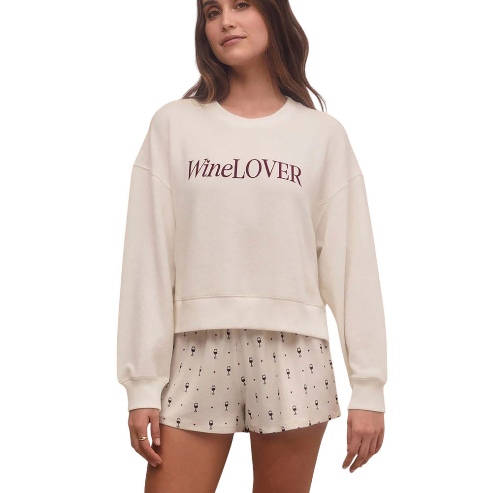 Z Supply Wine Lover Cozy Sweatshirt