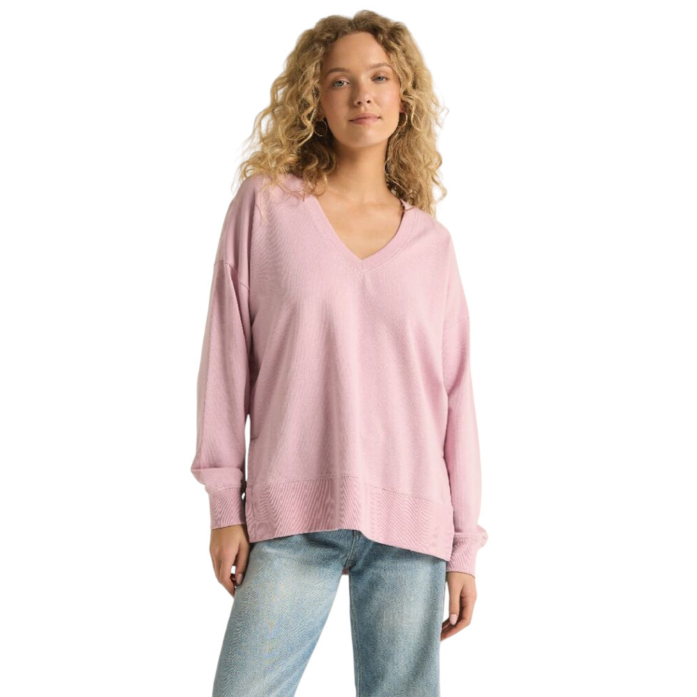 Z Supply V-Neck Modern Weekender - Sunset Mauve Pink