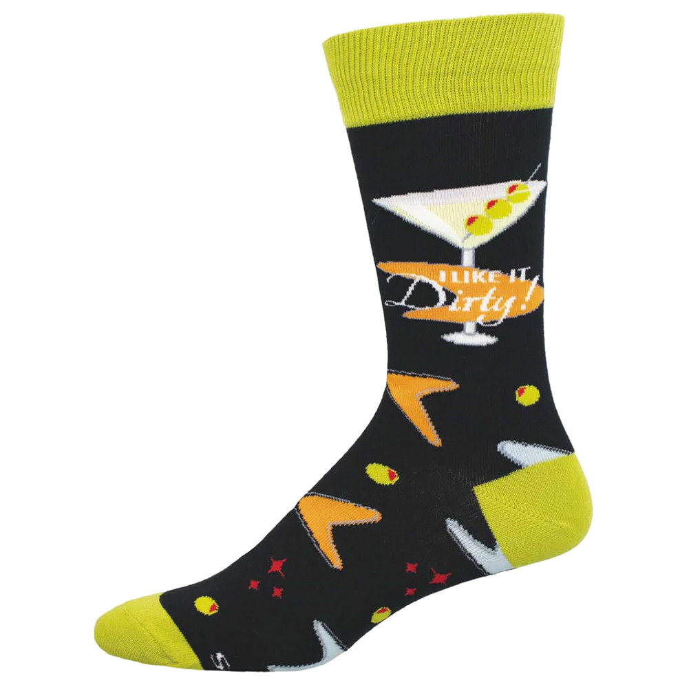 Socksmith Men's Socks - I Like It Dirty Martini