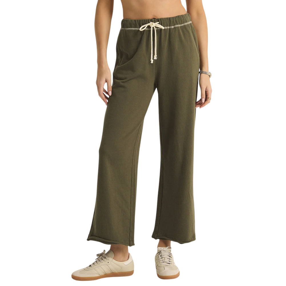 Z Supply Huntington French Terry Pant - Grape Leaf