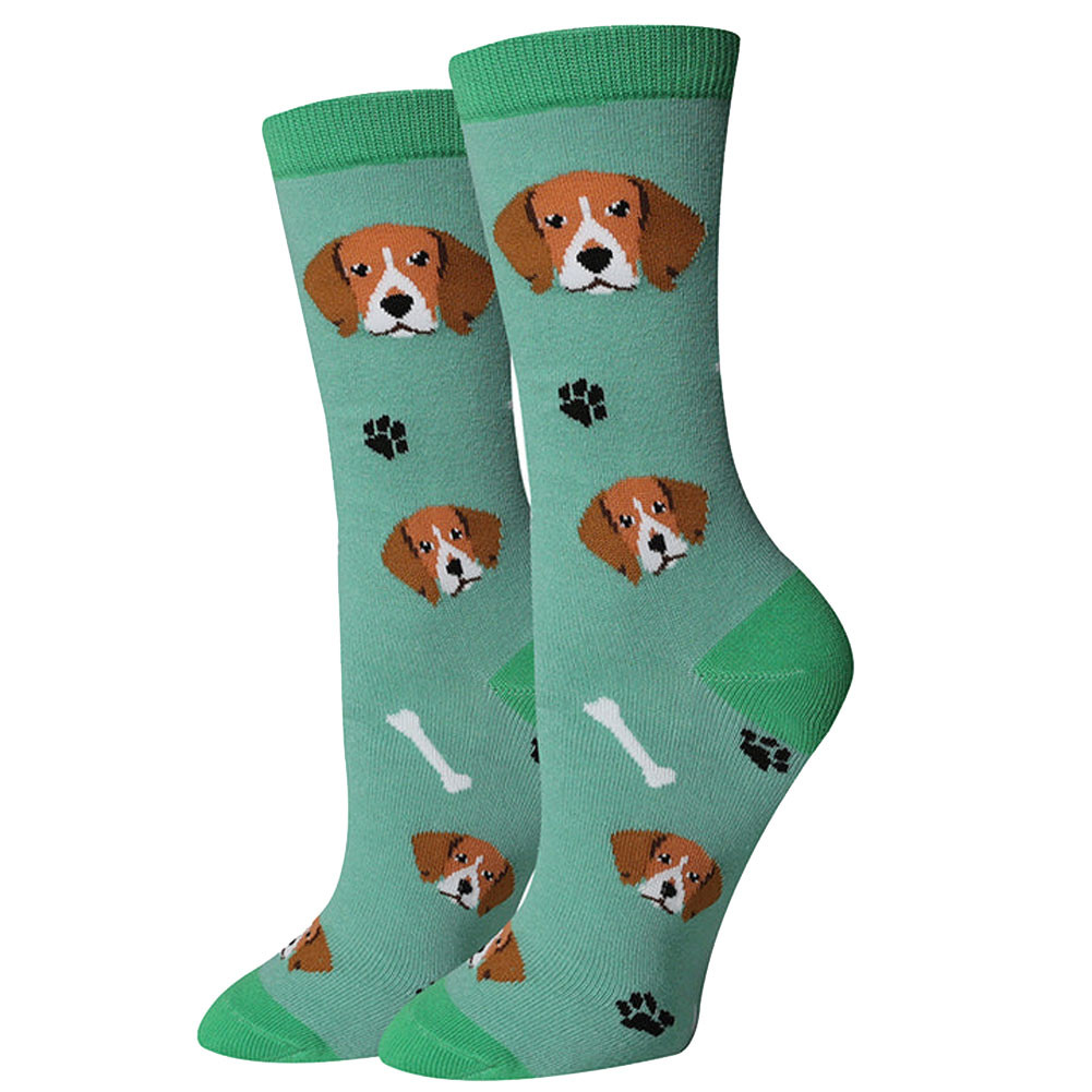 Sock Harbor Dog Days Unisex Crew Socks - Beagle