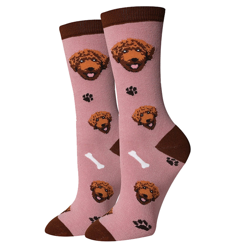 Sock Harbor Dog Days Unisex Crew Socks - Labradoodle