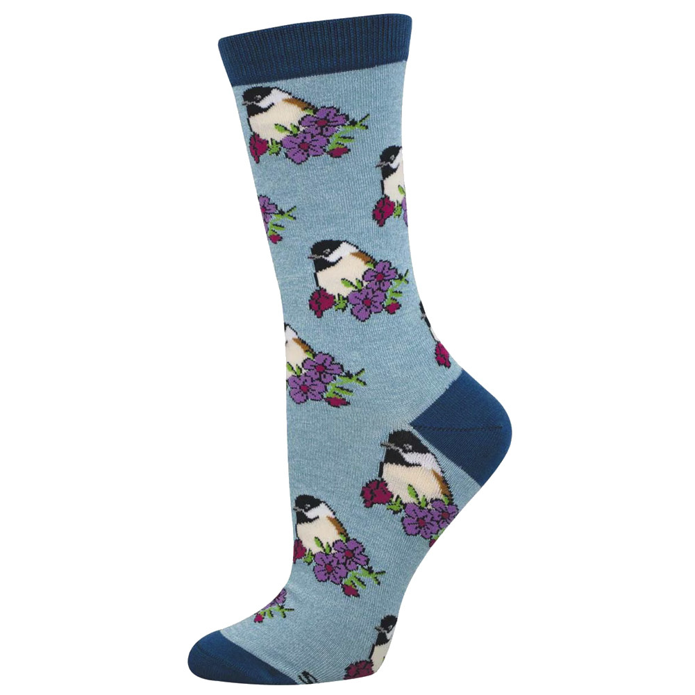 Socksmith Women's Socks - Perching Chickadee