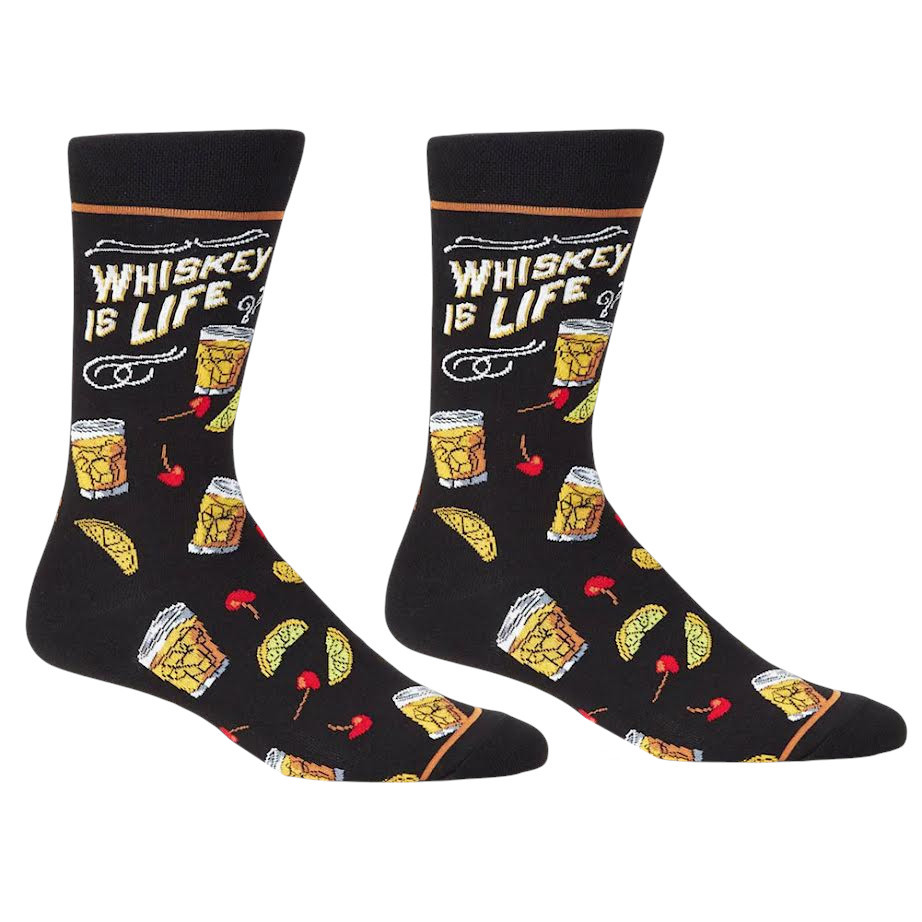 Yo Sox Men's Socks - Whiskey Is Life