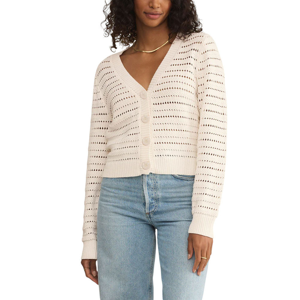 Z Supply Romance Cardigan Sweater - Sea Salt 