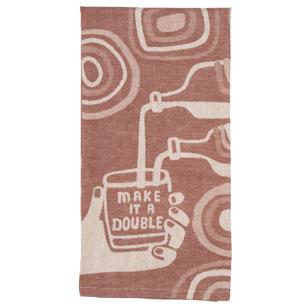 Blue Q Kitchen Dish Towel - Make It A Double 