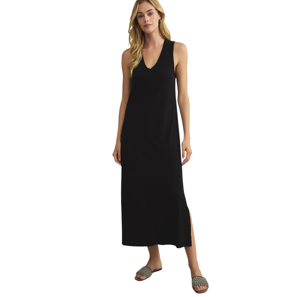 Z Supply Palisades Midi Dress - Black 