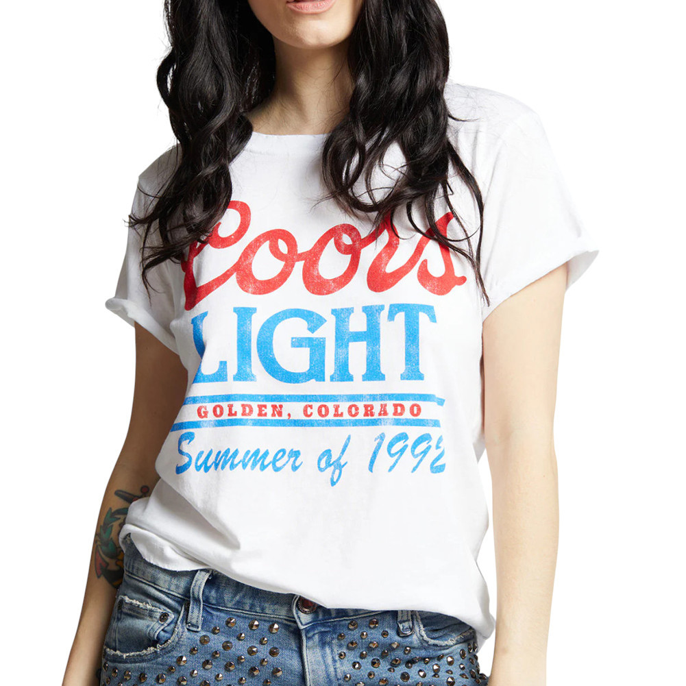 Recyled Karma Distressed Tee - Coors Light Summer of 1992