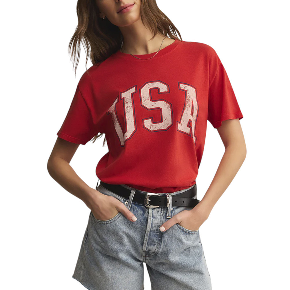 Z Supply Boyfriend Tee Shirt - USA 