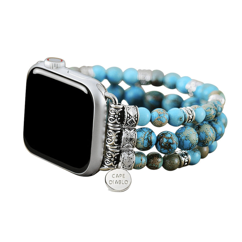 Cape Diablo - Apple Watch Band Strap - Turquoise Imperial Jasper
