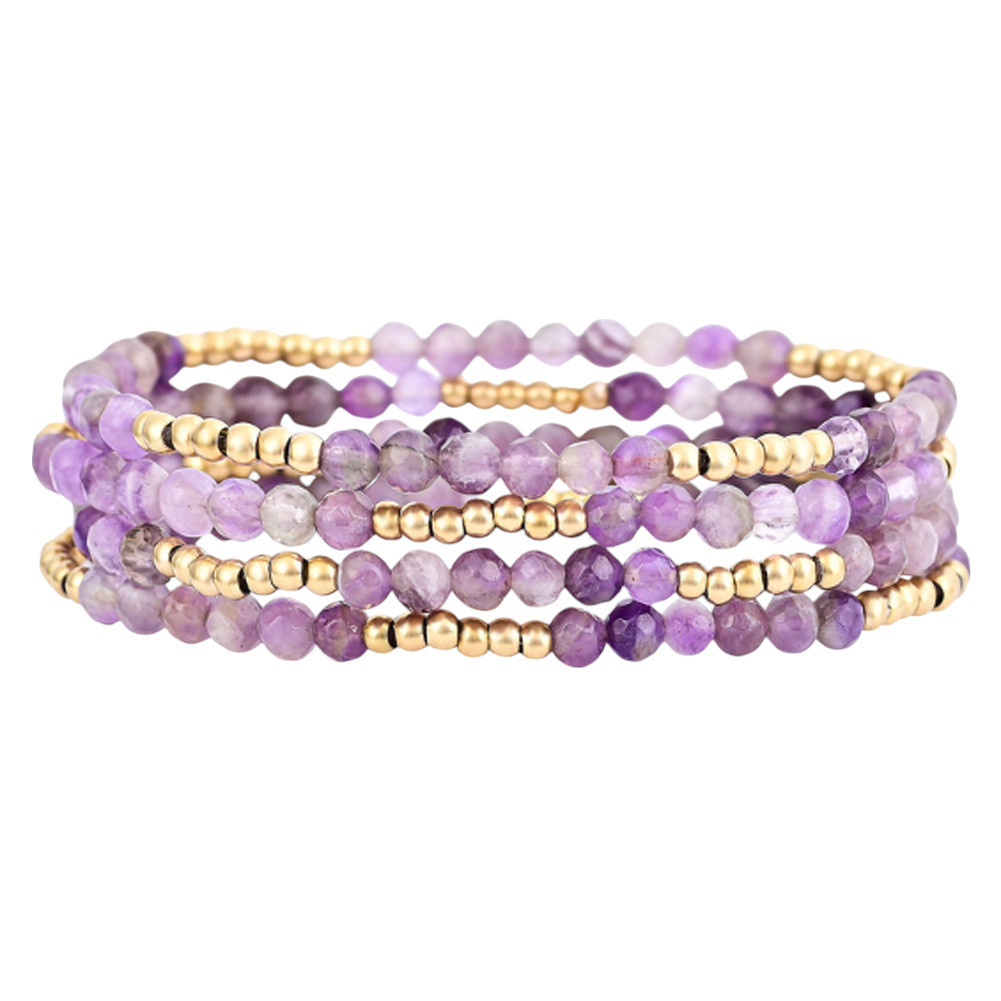 Cape Diablo - Bracelet Set - Golden Violet Amethyst