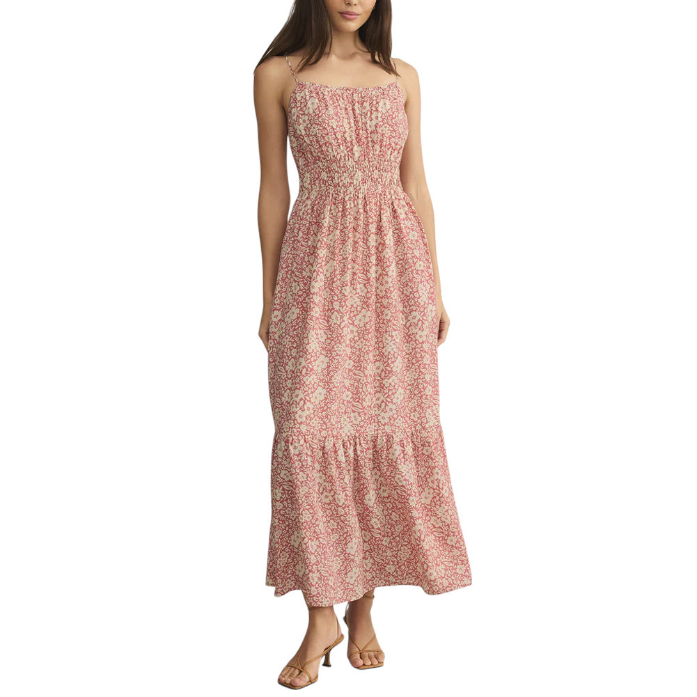 Z Supply Toluca Ynez Floral Maxi Dress - Dusty Rose 