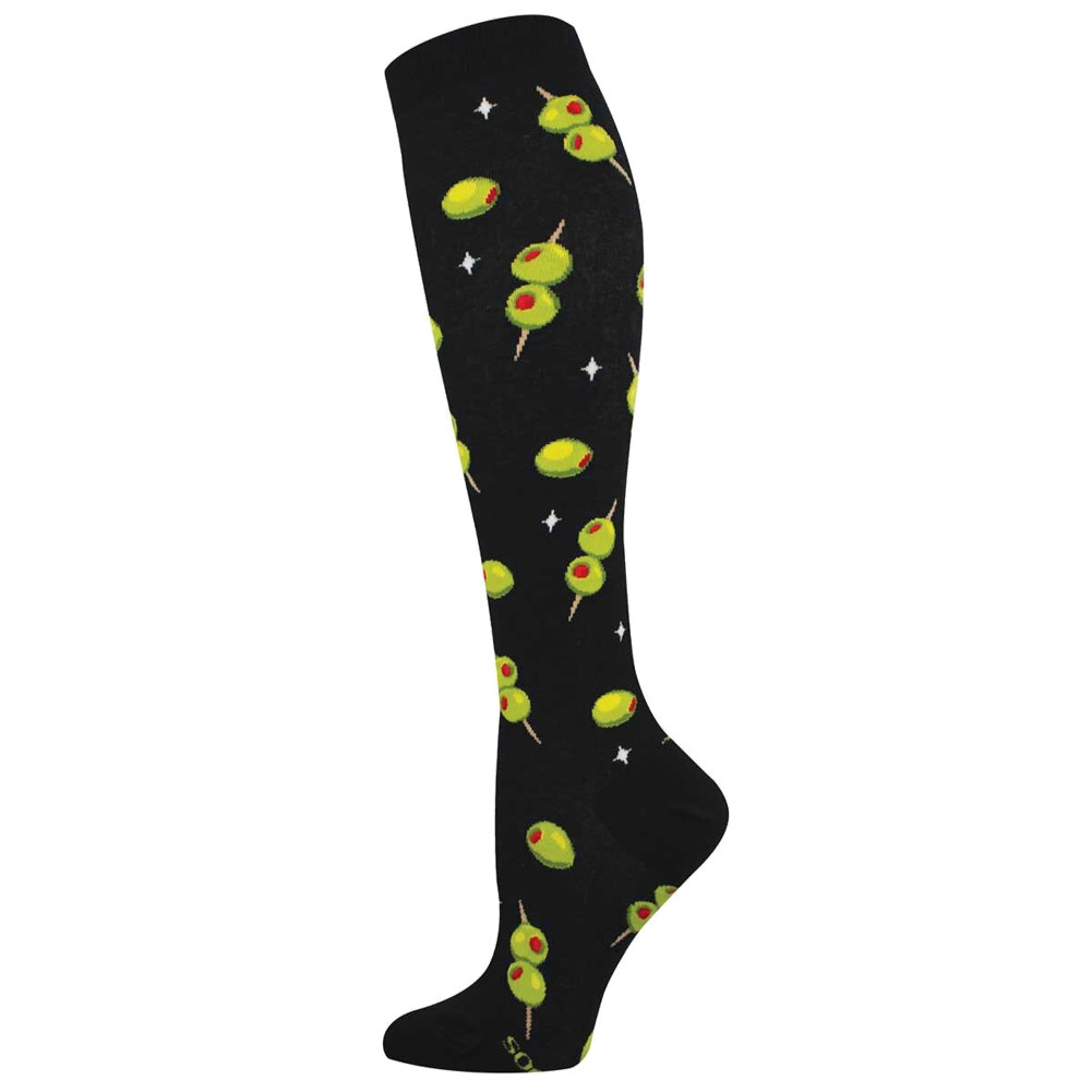 Socksmith Women's Knee High Socks - Cocktail Olives
