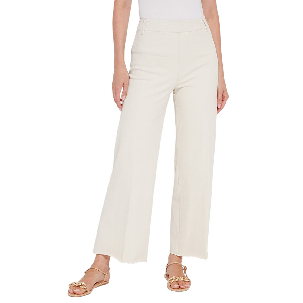 Lysse Wide Leg Denim Pants - Erin - Oat 