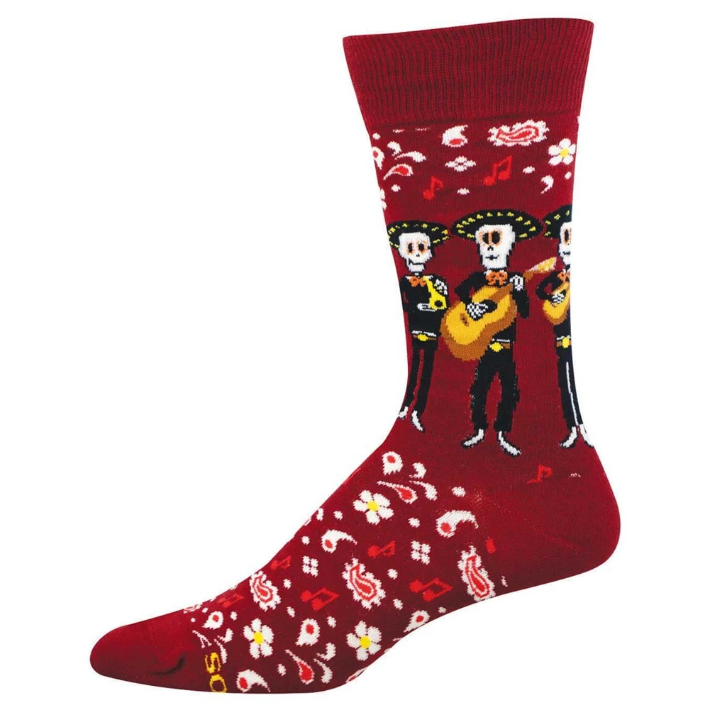 Socksmith Men's Socks - Muertos Mariachi - Halloween Sock