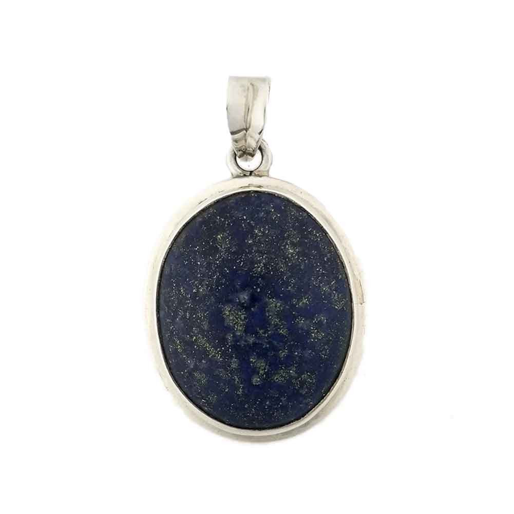 Sterling silver blue Lapis pendant. 