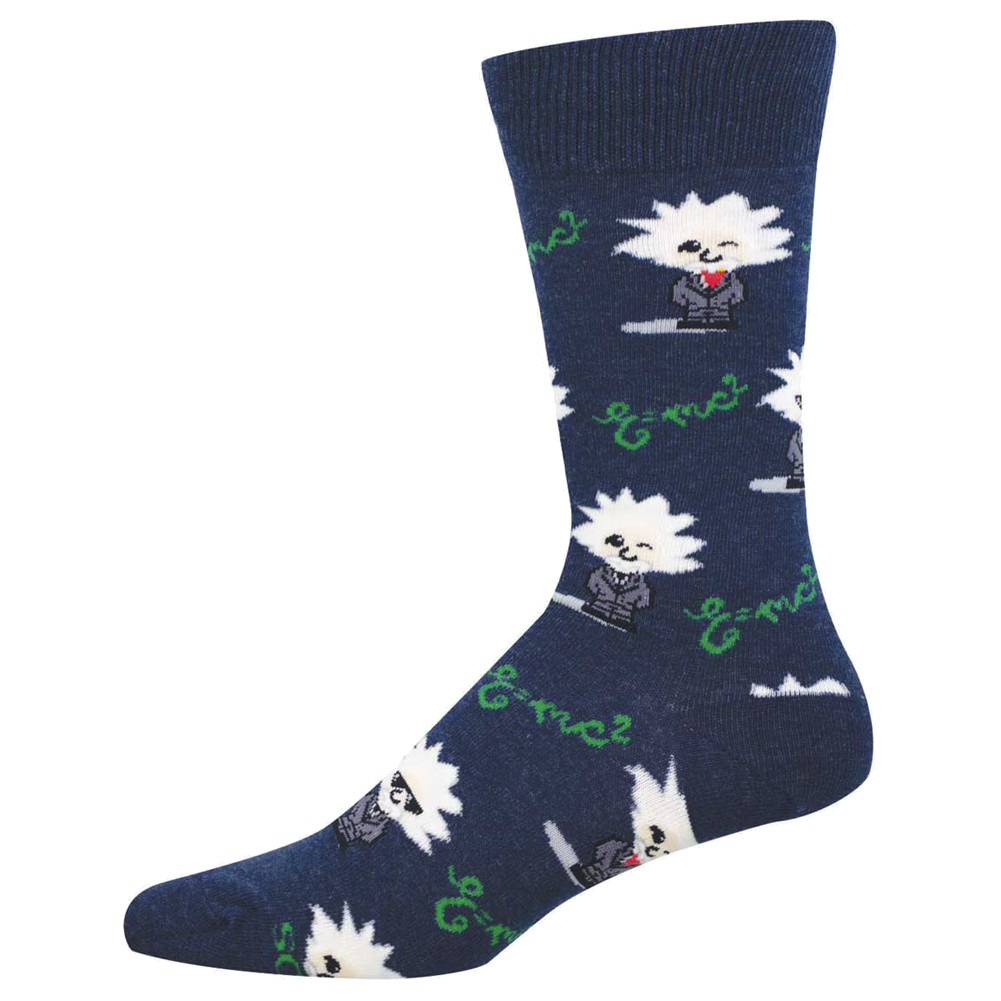 Socksmith Men's Socks - It's A Bitmoji Einstein