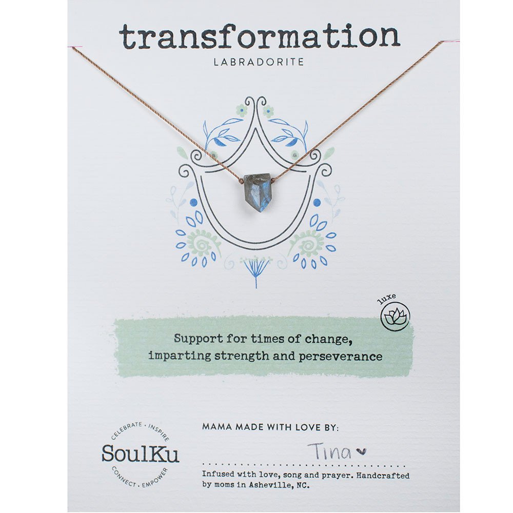 Soulku Transformation warrior necklace.  