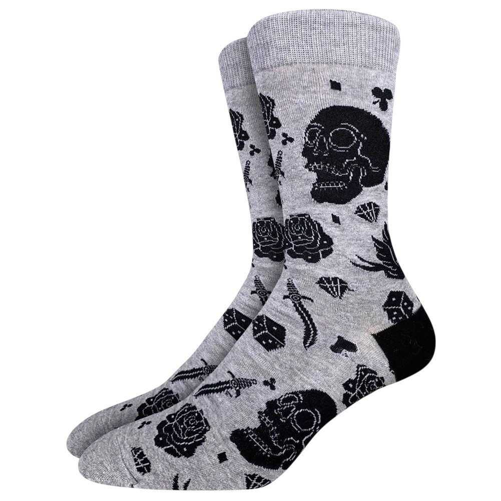 Good Luck Men's Socks - Skulls 